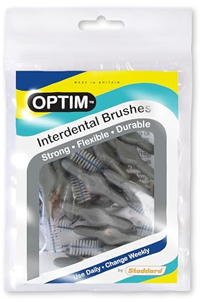 Icon Optim Grey Standard 25 Interdental Brushes - Pack of 3