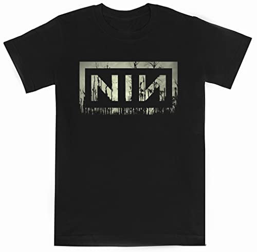 JINBETEE I Chiodi in Giù T-Shirt Manica Corta Nera per Bambini