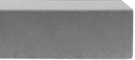 RAKTOV Bett-Kopfteil-Kissen mit abnehmbarem Bezug, Armlehnenkissen für Doppelbetten/Wandseite zwischen den Nähten, Bettlückenfüller, Sofakissen, Unterstützung, 120 x 10 x 5 cm, Grau