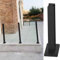 Ringhiera in Vetro Pali per Balaustre in Vetro Nero per Patio Esterno, Palo Resistente Della Ringhiera di Vetro, Parapetto per Palo di Recinzione in Vetro con Base ＆ Viti, Formato Personalizzato ( Col