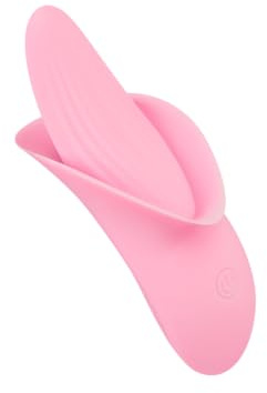 EIS Auflegevibrator | Silikon-Auflegevibrator mit Zunge | 12 cm | Sex Toys | wasserdicht | wiederaufladbar | 7 Vibrationsprogramme | Sex Spielzeug für Frauen | Erotik | Mehrere Vibrationsprogramme