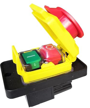 Interrupteur de commande d'alimentation CK5 CK-5 250 V T85 10 (8) A interrupteur à bouton-poussoir électromagnétique à 4 broches arrêt démarrage marche arrêt interrupteurs à bouton-poussoir d'arrêt d'