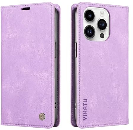 SLWYF Handyhülle für Xiaomi Redmi Note 12 4G Hülle, Premium Lederhülle Klappbar Flip Tasche Magnet Kartenfach Standfunktion Schutzhülle für Xiaomi Redmi Note 12 4G- Lila