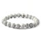 Joyas Minerales Howlith-Armband – 100% echte Natursteine | Bequem & elegant | Elastische koreanische Schnur | Inkl. Geschenkbox (Howlith, 6mm)