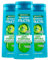 Garnier Fructis Anti-Schuppen Shampoo Citrus Detox für fettiges Haar, vegane Formel mit Zitronenschale, ohne Silikon, verhindert und beseitigt Schuppen – 3 Flaschen à 250 ml