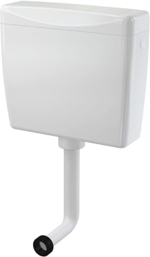 DS-Lux® Spülkasten Kunststoff Komfort Start/Stop weiß, Universal WC-Spülkasten, umweltfreundlich, ökologisch, naturverträglich, nachhaltig, einfache Installation, problemlose Montage (3-6-8 Liter)