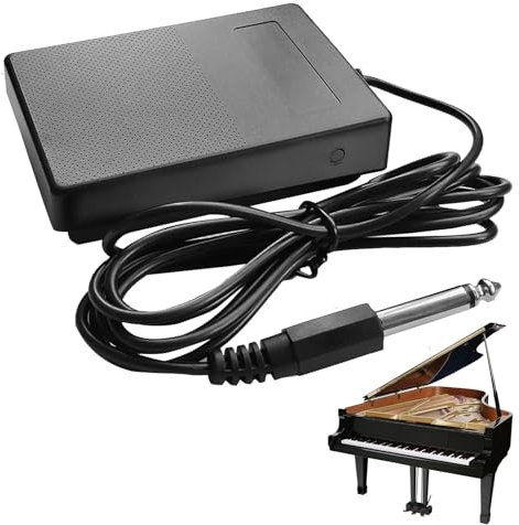 Sustain Pedal, Expression-Fußpedal, Keyboard Pedal, Universal Sustain Pedal, Fußschalter, Tastaturpedal, Keyboard Damper Pedal, Sustain Dämpfer Pedal, Halbpedal für Klavier und E-Keyboard Universal
