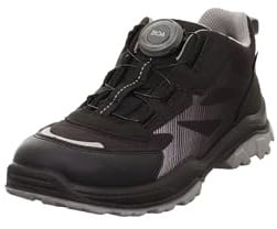 Superfit Jupiter Jungen leicht gefütterte Gore-Tex SCHWARZ/HELLGRAU 0010 Sneaker, 38 EU Weit