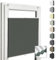 Home-Vision® Premium Doppelplissee Wabenplissee ohne Bohren mit Klemmfix (Weiß-Dunkelgrün, B80cm x H100cm) Modern Klemmfix Blickdicht Plissee Sonnenschutz Hitzeschutz Jalousie für Fenster Thermo