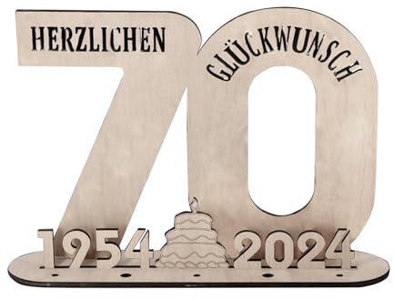 Panneau Numérique LED Contemporain en Bois pour 2024 Décors d'anniversaire pour Anniversaires Fêtes