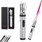 Camping Outdoor Windproof Straight Flame Lighter, Lightsaber Lighter, Straight Torch Flame Lighter, Metal Butane Gas Lighter, Windproof Straight Torch Blue Flame Lighter, Lightsaber Kitchen Cooking(Si