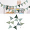 Wimpelkette, Wimpelgirlande, Girlande Wimpelkette, Musselin Baumwolle Stoff Wimpel Girlande, Leinenimitat Wimpel, Kinderzimmer Deko, Girlande Dekorationen, Girlande Kinderzimmer Deko zum Aufhängen