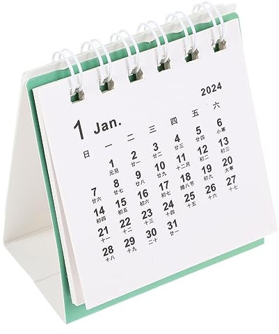 Lurrose Desktop Kalender Kompakter Schreibtischkalender Mit Klarem Druck Memo-seiten Und Notizbereich Kreative Tischdeko Für Büro Schule Und Zuhause Praktischer Haushaltskalender