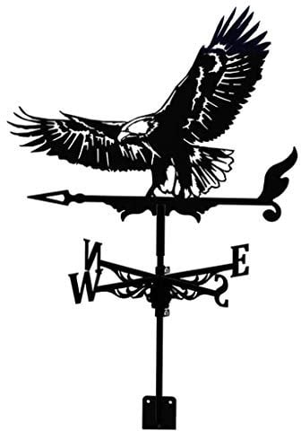 Metal veleta tiempo Vane patio al aire libre jardín casa granja escena águila