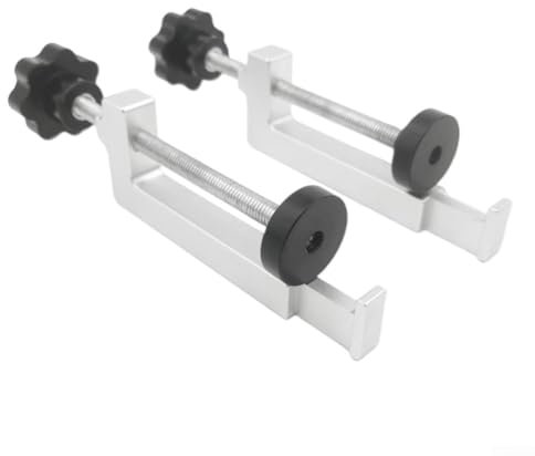 Track Saw Guide Rail Kits, Multifunctional Aluminum Alloy Circular Saw Track, Aluminum Alloy Jig Fixture Slot, Circular Saw Guide(1pair Clamps)