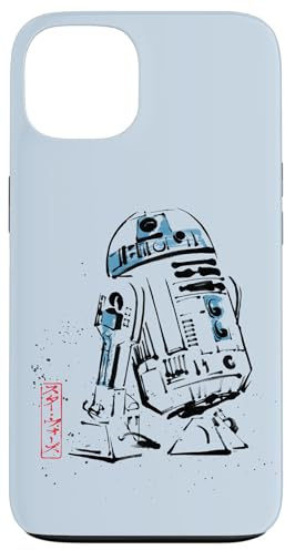 Star Wars R2-D2 Japan Sumi-e Ink Wash Painting Style Hülle für iPhone 13