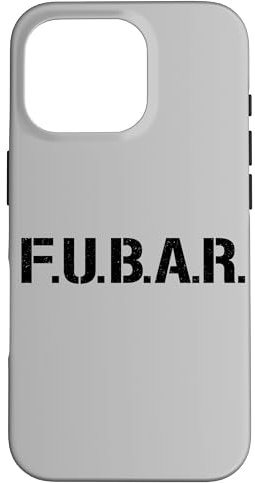 AKRONYM FUBAR F.U.B.A.R. Hülle für iPhone 16 Pro