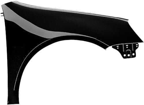 BLU Premium Kotflügel Passend für VW Volkswagen Golf V 5 schrägheck LC9Z Rechts Schwarz | 2003-2009 | Vorderseite Vorne | Verzinkt & Lackiert | Einbaufertig