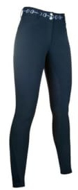 HKM Women's Monaco Style Silicone Knee Patch Pants