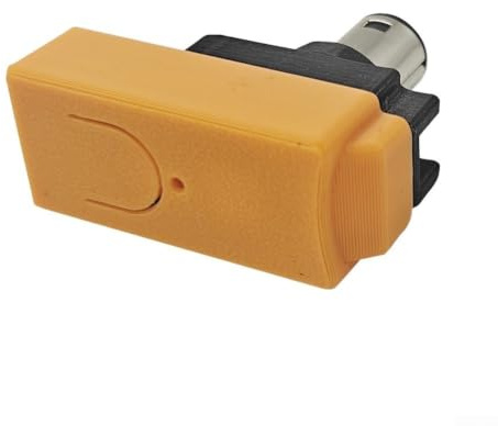 WavePhoenix Wireless Receiver für GameCube & Wii - Low Latency Adapter für WaveBird Controller - Open for Source Firmware - One-Click Pairing - Schwarz 39mm(Orange)