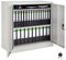 TecTake® Archivador Bloqueable con 3 Cajones, Estantes Ajustables, Acero, Candado De Seguridad, Armario Metalico, Cajonera Escritorio, Armarios Metalicos, Estanterías Metálicas - 90x90x40cm Gris