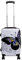 Trendyshop365 Handgepäck Koffer Hartschale Schmetterling 58 Zentimeter 36 Liter 4 Räder Weiß Printdesign Zahlenschloss