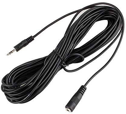Zerone 10M/32FT IR Repeater Extension Cable,3.5mm Stereo Audio Extension Cable Male to Female