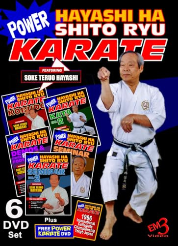 Power Karate Hayashi Ha Shito Ryu Kobudo - 6 DVD Set + Free DVD