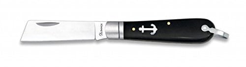 Coltello da marinaio in ABS, lama 7 cm, per caccia, pesca, campeggio, outdoor, sopravvivenza e Bushcraft Albainox 18193 + portabottiglie in omaggio