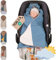 ULLENBOOM Einschlagdecke Babyschale, 100% OEKO-TEX Materialien, Waldtiere Petrol (Made in EU) - Babydecke für Kindersitz oder Kinderwagen, kuschelige Decke für Babys, Ideal für Herbst und Winter