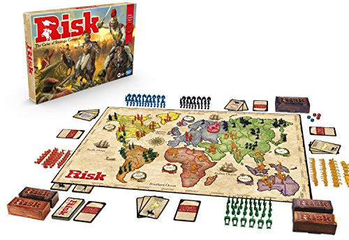 Hasbro Gaming Juego de riesgo con dragón, para usar con Amazon Alexa, juego de mesa de estrategia a partir de 10 años, con token especial de dragón, exclusivo de Amazon