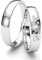 Kolibri Rings - Freundschaftsringe Silber 925 Massiv Paarpreis Nickelfrei Zirkonia Steine Sternenhimmel Trauringe Eheringe Partnerringe 100% Made in Germany- Inkl. Etui + Gravur