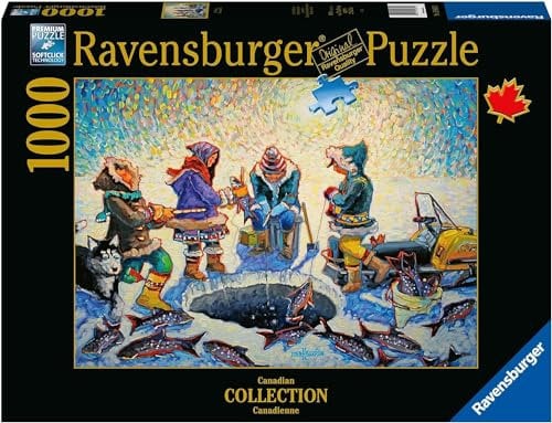 Ravensburger Puzzle Eisfische - Puzzle - 1000 Teile Canadian