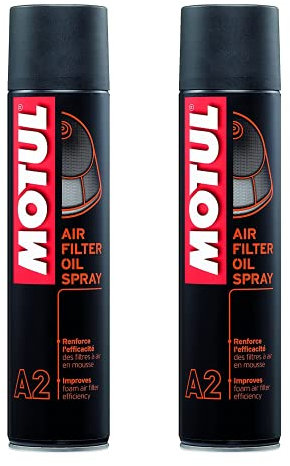 Compatibile con MOTUL MC Care A2 Air Filter Oil Spray 400ml+400ml