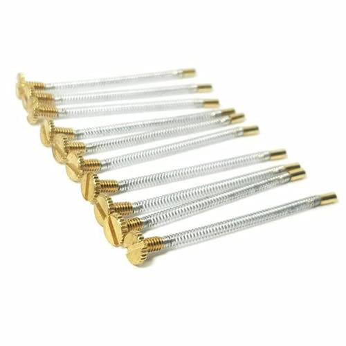 ausuky 10-teiliges Metall-Feuersteinschrauben-Federreparatur-Set für mechanische Feuerzeuge