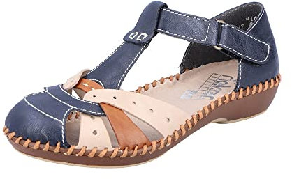 Rieker Maria Womens Sandals 41 EU Pacific/Nude/Caye
