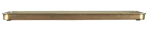 IB Laursen Tablett aus Metall Messing/grau 50x15cm