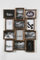 Wackadoo Bilderrahmen Collage kupfer schwarz 13x18 Galerierahmen für 12 Bilder großes Fotoformat Wanddekoration Bilderrahmencollage deko groß Fotorahmen Wandgalerie für mehrere Bilder, picture frame