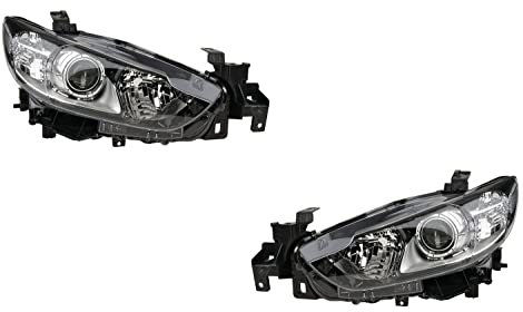 Johns, Scheinwerfer Satz passend für Mazda 6 Scheinwerfer GJ/GL 12/12-02/15 H11/HB3 Set links & rechts
