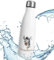 timalo® Thermosflasche Tiere personalisiert mit Namen auslaufsichere Edelstahl Trinkflasche Wasserflasche für Kinder Mädchen Jungen 500mL | Zebra