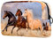 Pferde Kosmetiktasche Kosmetiktasche Handtasche Beutel, 7.3x3x5.1 in
