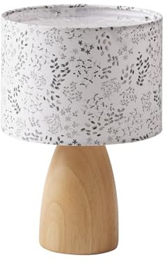 Vertbaudet Kinderzimmer Nachttischlampe BLUMENZAUBER wollweiß