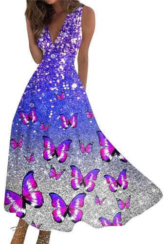 Generic Chic Mariage Robe Longue Femme Grande Taille Robe Soirée Robe De Mariée Princesse Robe A Paillette Femme Robe Sequins Femme Robe Paillette Robe De Soirée Grande Taille Violet Clair S