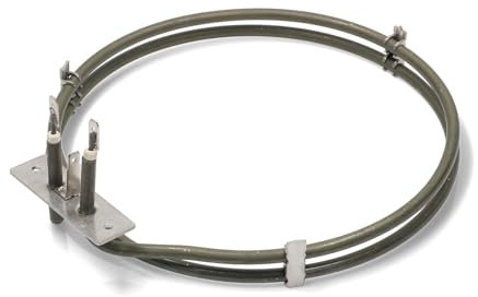KGA Supplies 2400W Fan Oven Element Compatible With Zanussi ZCV66330BA, ZCV668MW, ZCV661MW, ZCV661MWC