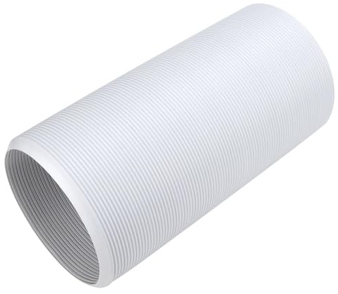 150mm Air Conditioner Hose Extension Flexible Tube Replacement Parts | 2m Length, Left-Hand Thread, With Steel Ring, Portable Ac Units Replacement Exhaust Hose,Heat Resistant, Durable Material