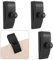 Povxlum 4 Pcs Tapestry Hangers Wood Quilt Wall Hangers Blanket Hanger Clamps, Carpet Rug Display, Wooden Wall Clips for Hanging (Black)
