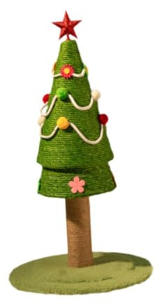 Folpus Rascador para Gatos pequeños, rascador para Gatos, Juguetes para pulir Patas, Lindo con Base Estable y Ancha, Poste para rascar en Forma de de