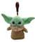 Star Wars Mandalorian | The Mandalorian Bag Clip 10 cm - Baby Yoda Plüsch 100% Polyester - Yoda Kuscheltier flauschig für Kinder ab 3 Jahren, ideal für Schule und Reisen