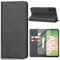 Vaki für Samsung Galaxy A56 5G Hülle mit Schutzfolie, Handyhülle Galaxy A56 5G PU Leder Wallet Kartenfach Klapphülle, Schutzhülle für Samsung A56 5G Flip Case Cover Coqu Tasche Handyschutz (Schwarz)