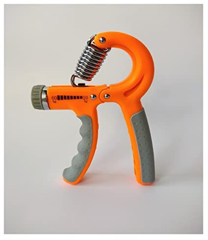 Digitales Kraftmessgerät Verstellbare schwere Gripper -Fitness for Hände Griff Handgelenkstraining Erhöhen Sie Kraft Federfinger Prise Carpal Expander(Orange grey)